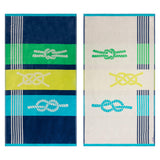 Marine Knots Oversized Cotton Beach Towel Set of 2 Piece - Beach Towel by Superior Brand