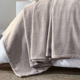 Maya Chenille Herringbone Soft Textured Medium Weight Cotton Blanket - Blanket by Superior Brand