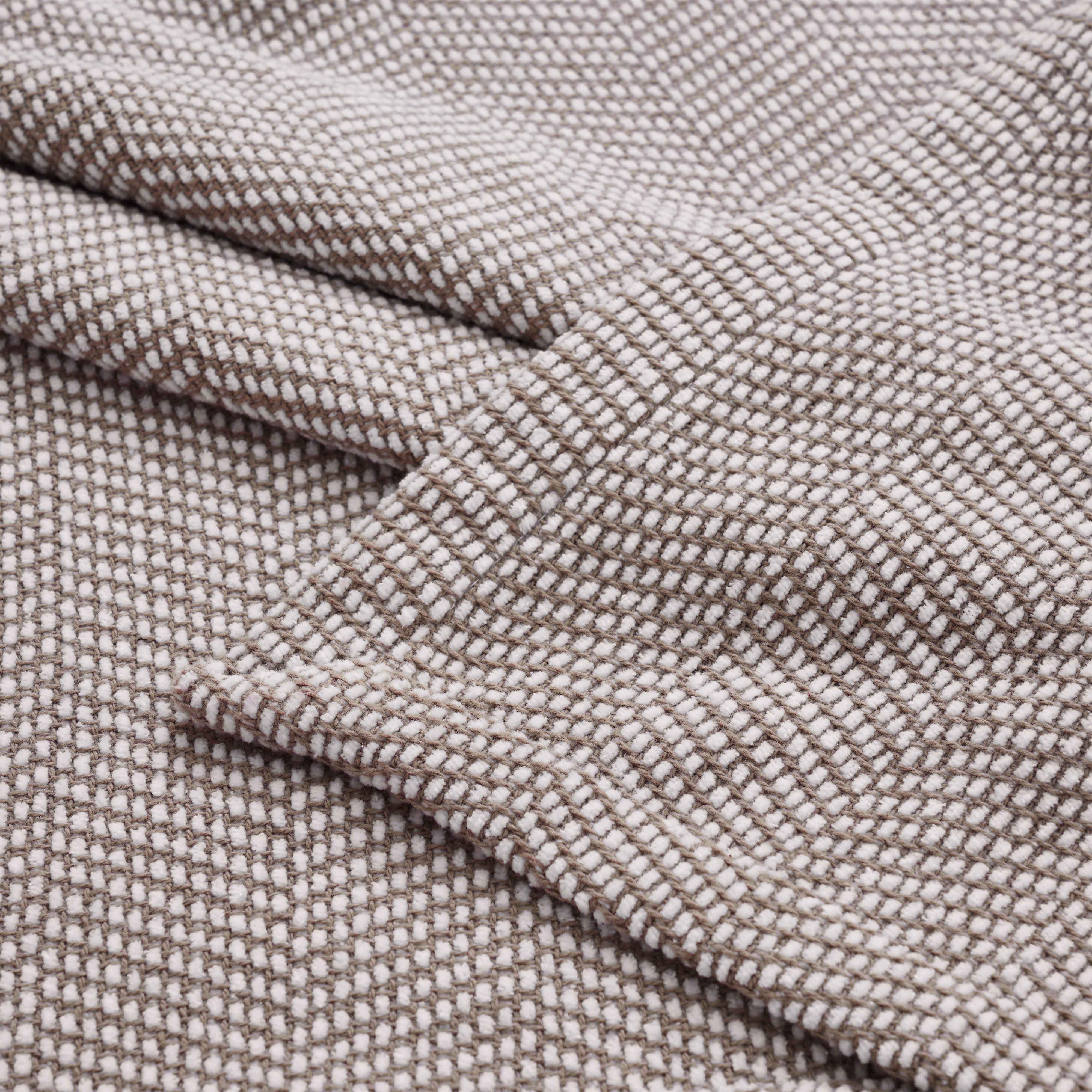 Maya Chenille Herringbone Soft Textured Medium Weight Cotton Blanket - Blanket by Superior Brand