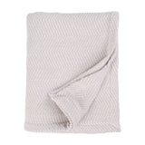 Maya Chenille Herringbone Soft Textured Medium Weight Cotton Blanket - Blanket by Superior Brand