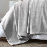 Maya Chenille Herringbone Soft Textured Medium Weight Cotton Blanket - Blanket by Superior Brand