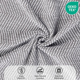 Maya Chenille Herringbone Soft Textured Medium Weight Cotton Blanket - Blanket by Superior Brand