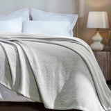 Maya Chenille Herringbone Soft Textured Medium Weight Cotton Blanket - Blanket by Superior Brand