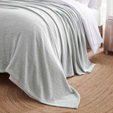Maya Chenille Herringbone Soft Textured Medium Weight Cotton Blanket - Blanket by Superior Brand