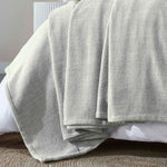 Maya Chenille Herringbone Soft Textured Medium Weight Cotton Blanket - Blanket by Superior Brand