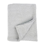 Maya Chenille Herringbone Soft Textured Medium Weight Cotton Blanket - Blanket by Superior Brand