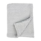 Maya Chenille Herringbone Soft Textured Medium Weight Cotton Blanket - Blanket by Superior Brand