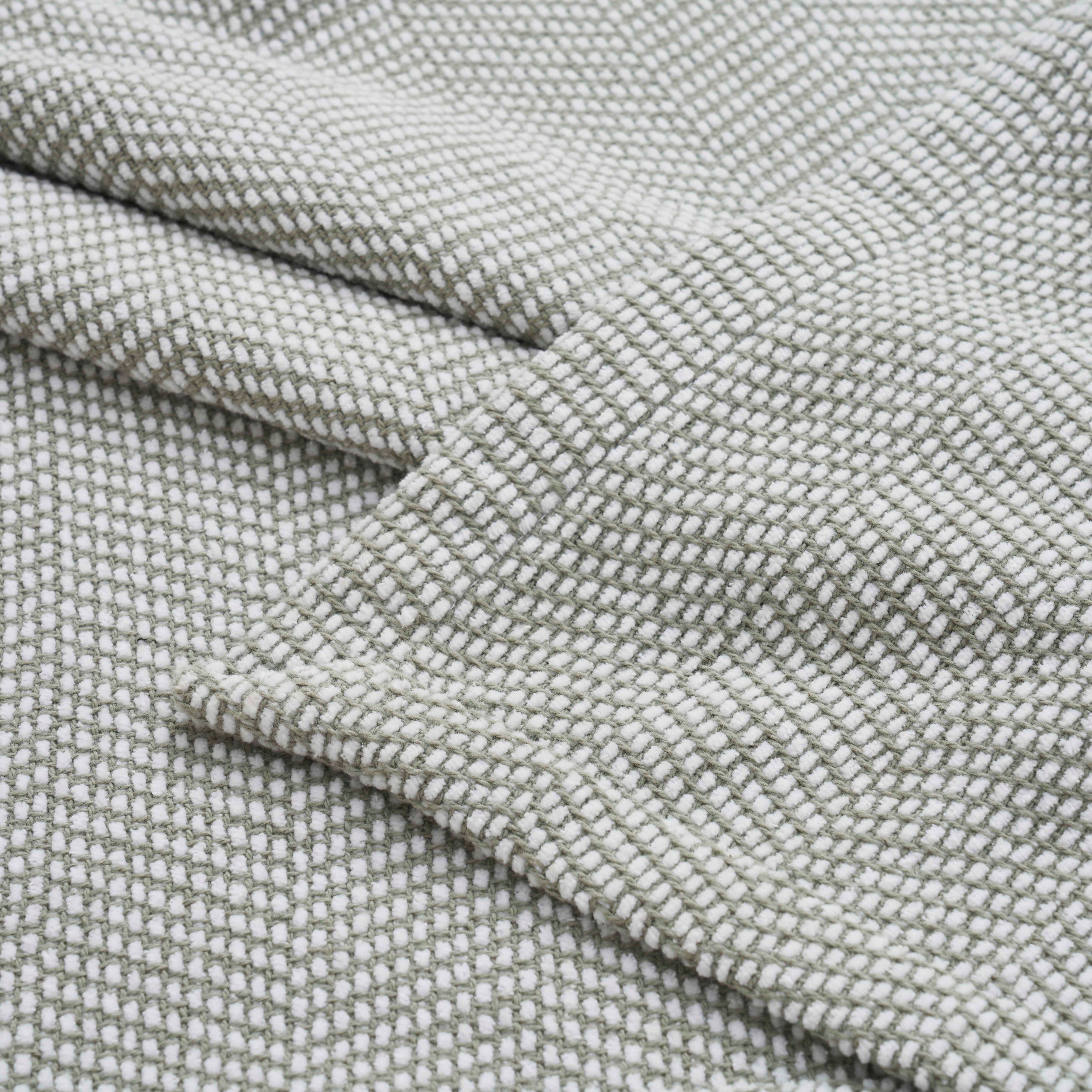 Maya Chenille Herringbone Soft Textured Medium Weight Cotton Blanket - Blanket by Superior Brand