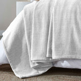 Maya Chenille Herringbone Soft Textured Medium Weight Cotton Blanket - Blanket by Superior Brand