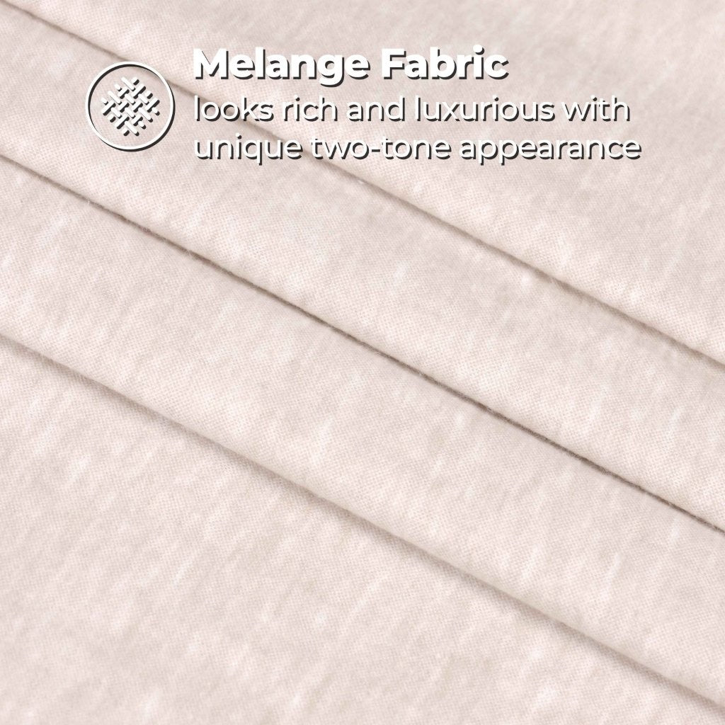 100% Cotton Flannel Sheet Set Warm Two-Toned Melange Deep Pocket - Sheet Set by Superior Brand