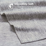 100% Cotton Flannel Sheet Set Warm Two-Toned Melange Deep Pocket - Sheet Set by Superior Brand