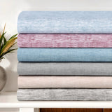 100% Cotton Flannel Sheet Set Warm Two-Toned Melange Deep Pocket - Sheet Set by Superior Brand