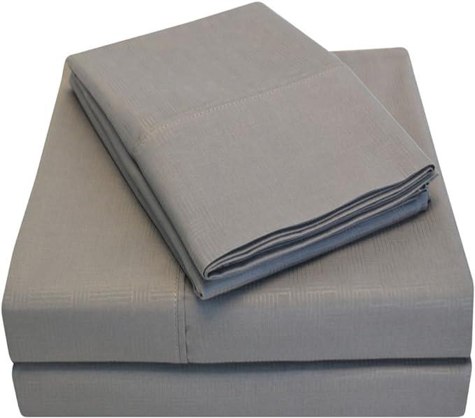 Microfiber Embossed Basketweave Deep Pocket Bed Sheet Set - Sheet Set by Superior Brand
