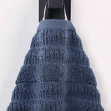 Viscose Cotton Blend Ribbed Bath Towel Set of 2 - Bath Towel by Superior Brand