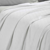 Milan Cotton Textured Jacquard Striped Lightweight Woven Blanket - Blanket by Superior Brand