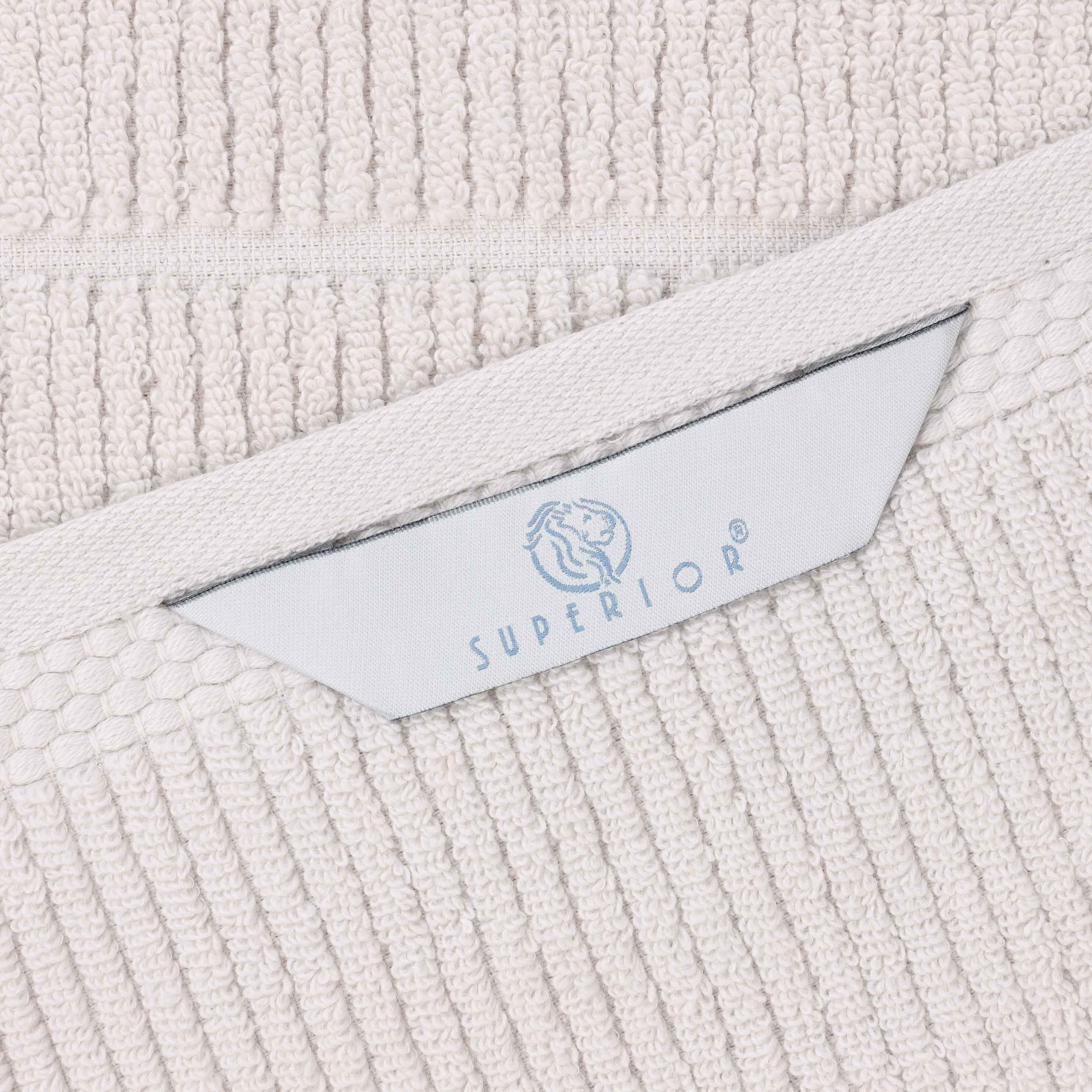 Viscose Cotton Blend Ribbed Bath Towel Set of 2 - Bath Towel by Superior Brand