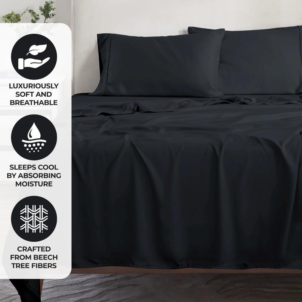 300 Thread Count Modal From Beechwood Sheet Set Extra Deep Pocket - Sheet Set by Superior Brand