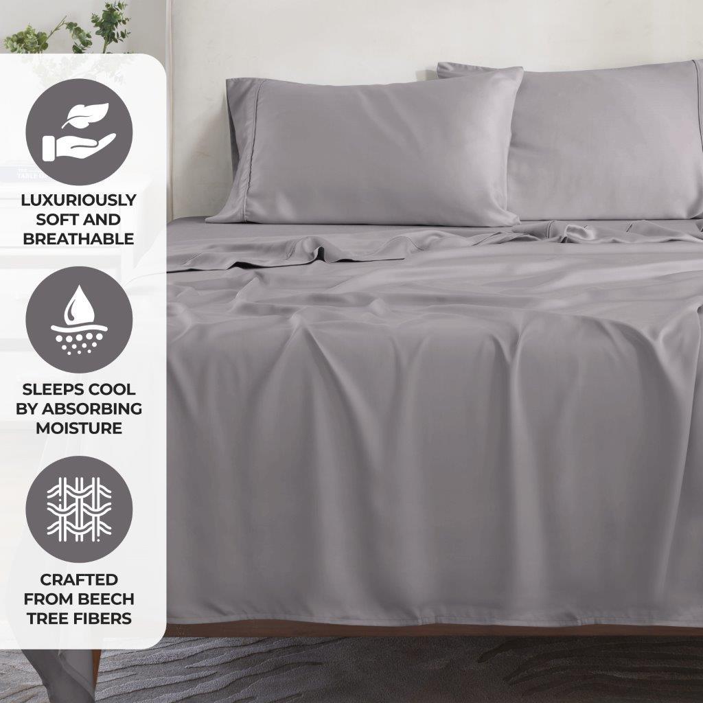 300 Thread Count Modal From Beechwood Sheet Set Extra Deep Pocket - Sheet Set by Superior Brand