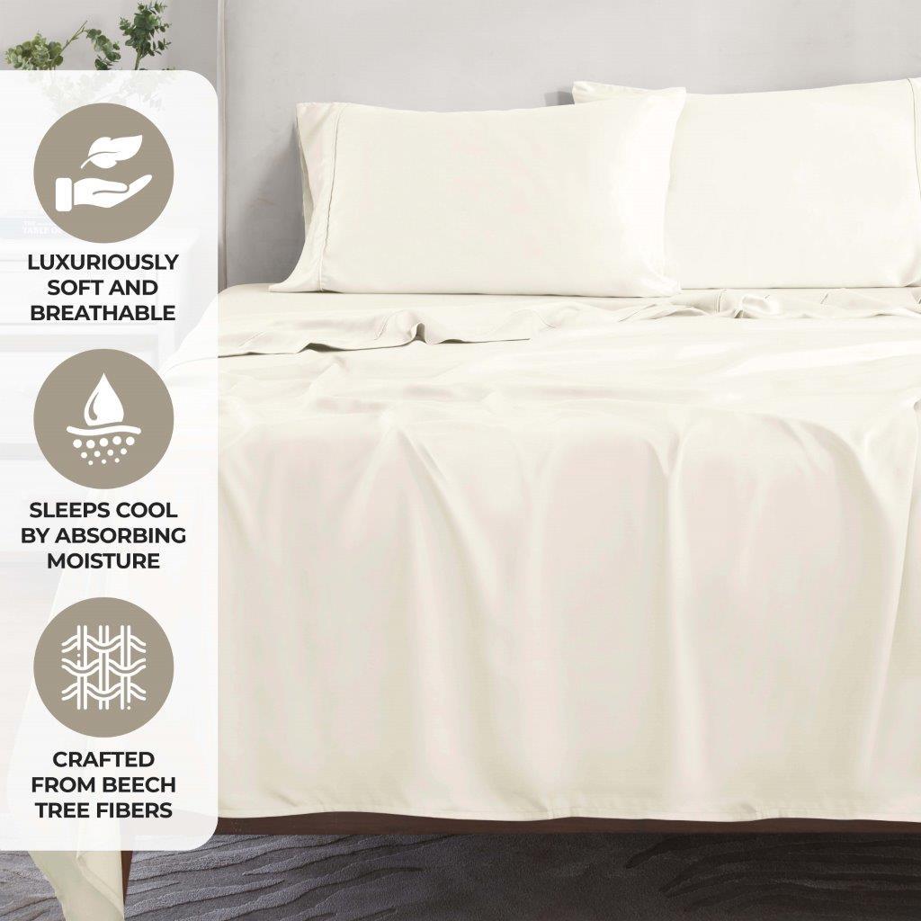 300 Thread Count Modal From Beechwood Sheet Set Extra Deep Pocket - Sheet Set by Superior Brand