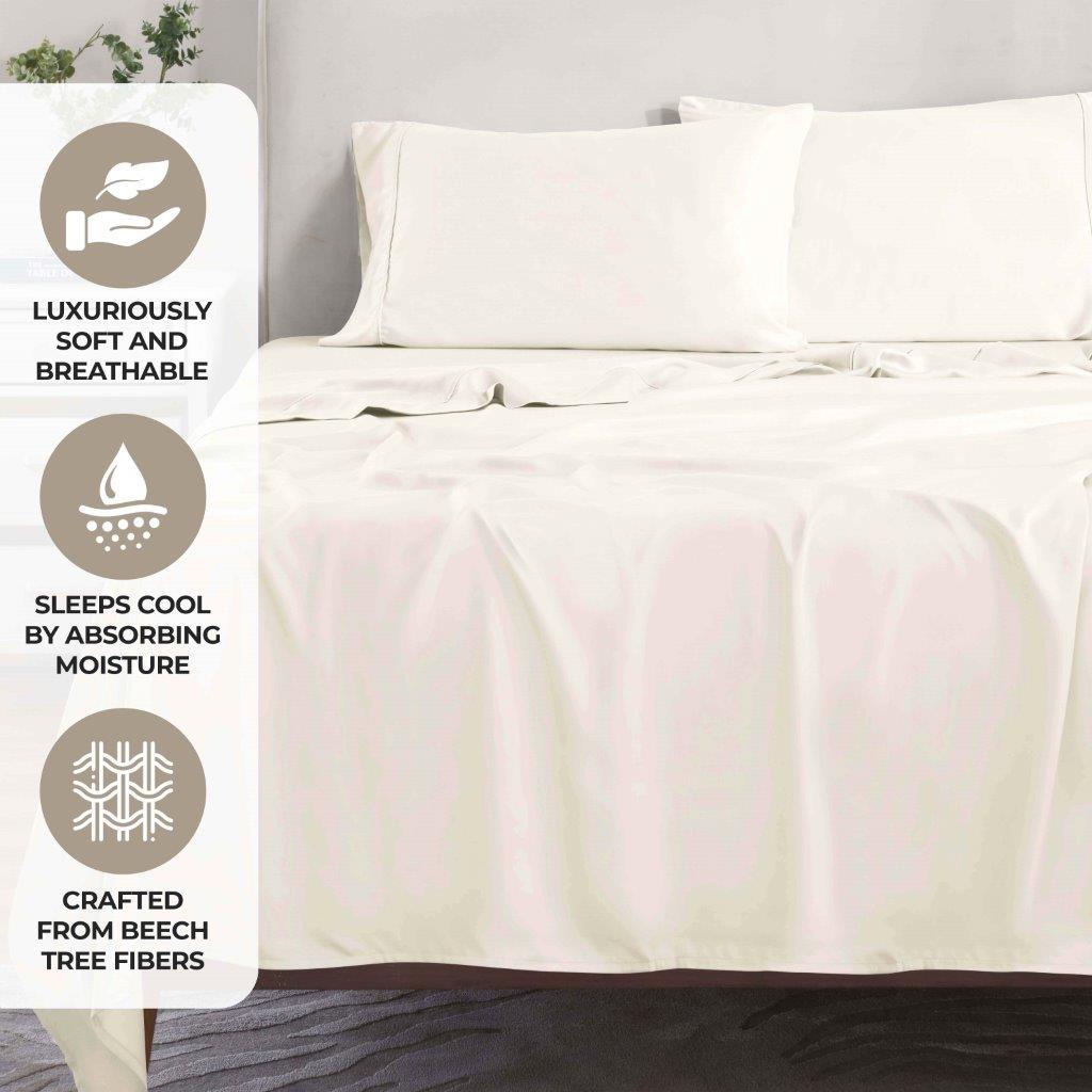 Modal from Beechwood 300 Thread Count Solid 2 Piece Pillowcase Set - Pillowcases by Superior Brand