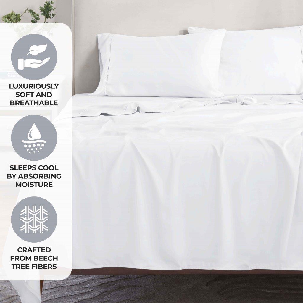 Modal from Beechwood 300 Thread Count Solid 2 Piece Pillowcase Set - Pillowcases by Superior Brand