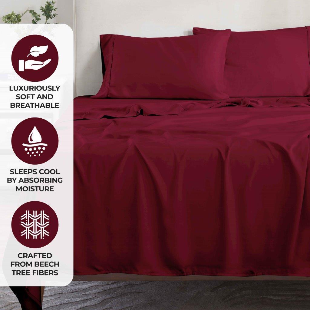 Modal from Beechwood 300 Thread Count Solid 2 Piece Pillowcase Set - Pillowcases by Superior Brand