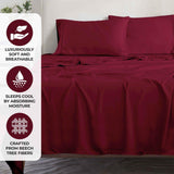 Modal from Beechwood 300 Thread Count Solid 2 Piece Pillowcase Set - Pillowcases by Superior Brand