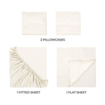 400 Thread Count Modal Fitted Sheet With Set- From Beechwood, Cooling, Solid - Sheet Set by Superior Brand