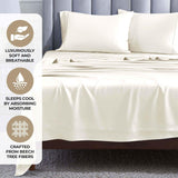 400 Thread Count Modal Fitted Sheet With Set- From Beechwood, Cooling, Solid - Sheet Set by Superior Brand