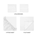 400 Thread Count Modal Fitted Sheet With Set- From Beechwood, Cooling, Solid - Sheet Set by Superior Brand