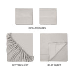 400 Thread Count Modal Fitted Sheet With Set- From Beechwood, Cooling, Solid - Sheet Set by Superior Brand
