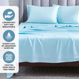 Modal From Beechwood 400 Thread Count Cooling Solid Pillowcase Set - Pillowcases by Superior Brand