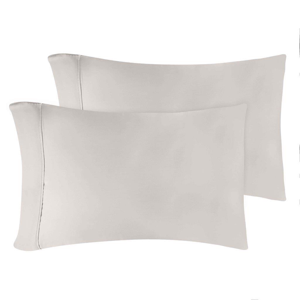 Modal From Beechwood 400 Thread Count Cooling Solid Pillowcase Set - Pillowcases by Superior Brand