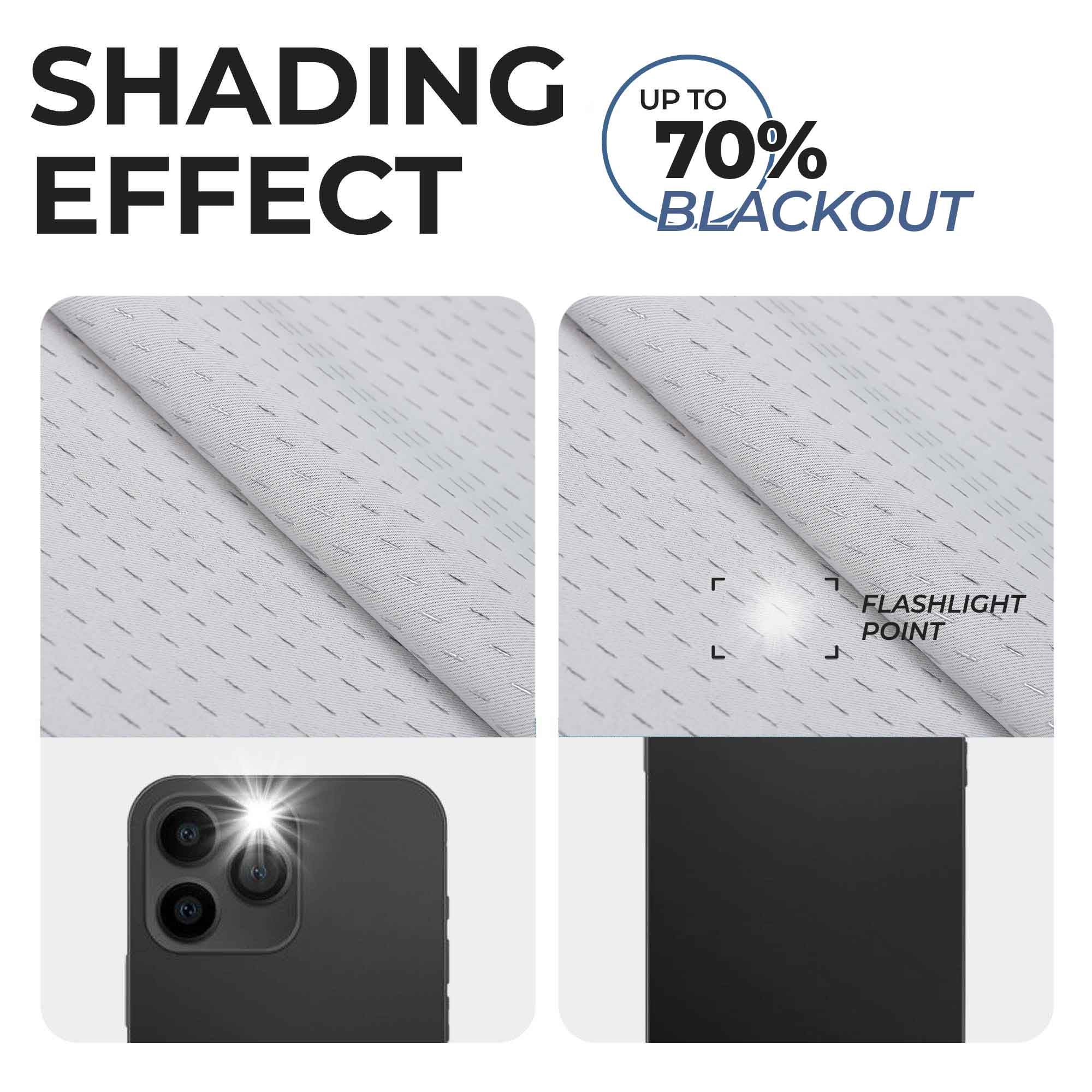 Modern Shimmer Washable Room Darkening Blackout Curtains, Set of 2 - Blackout Curtains by Superior Brand
