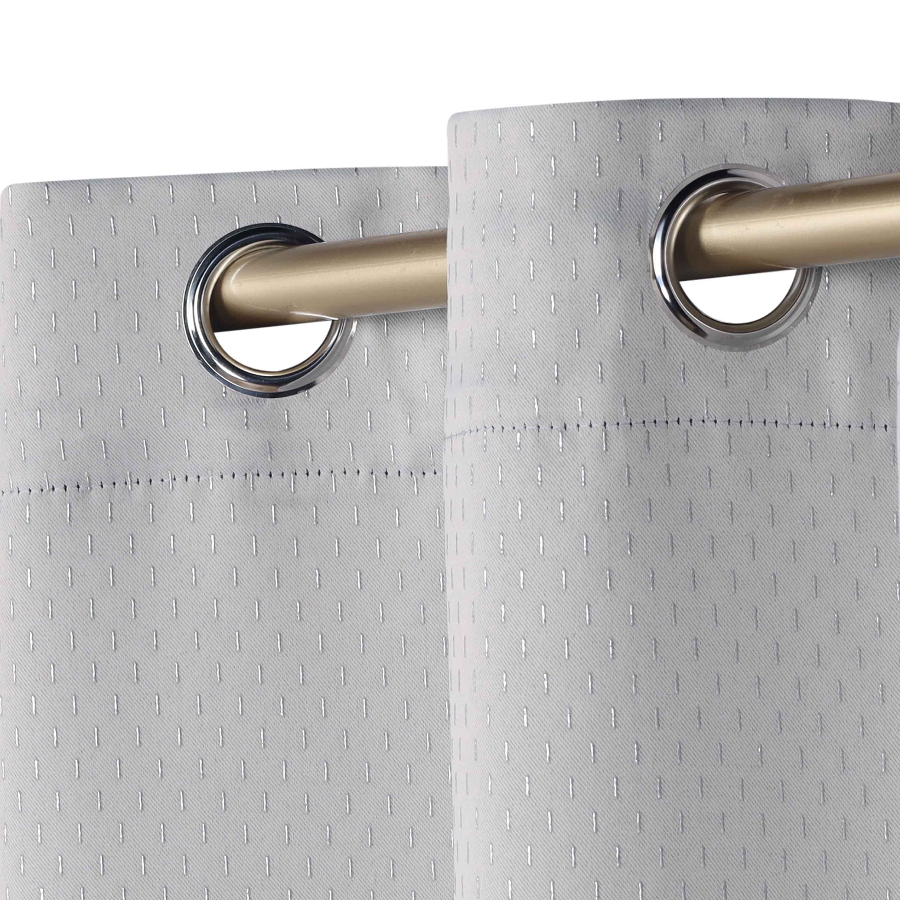 Modern Shimmer Washable Room Darkening Blackout Curtains, Set of 2 - Blackout Curtains by Superior Brand