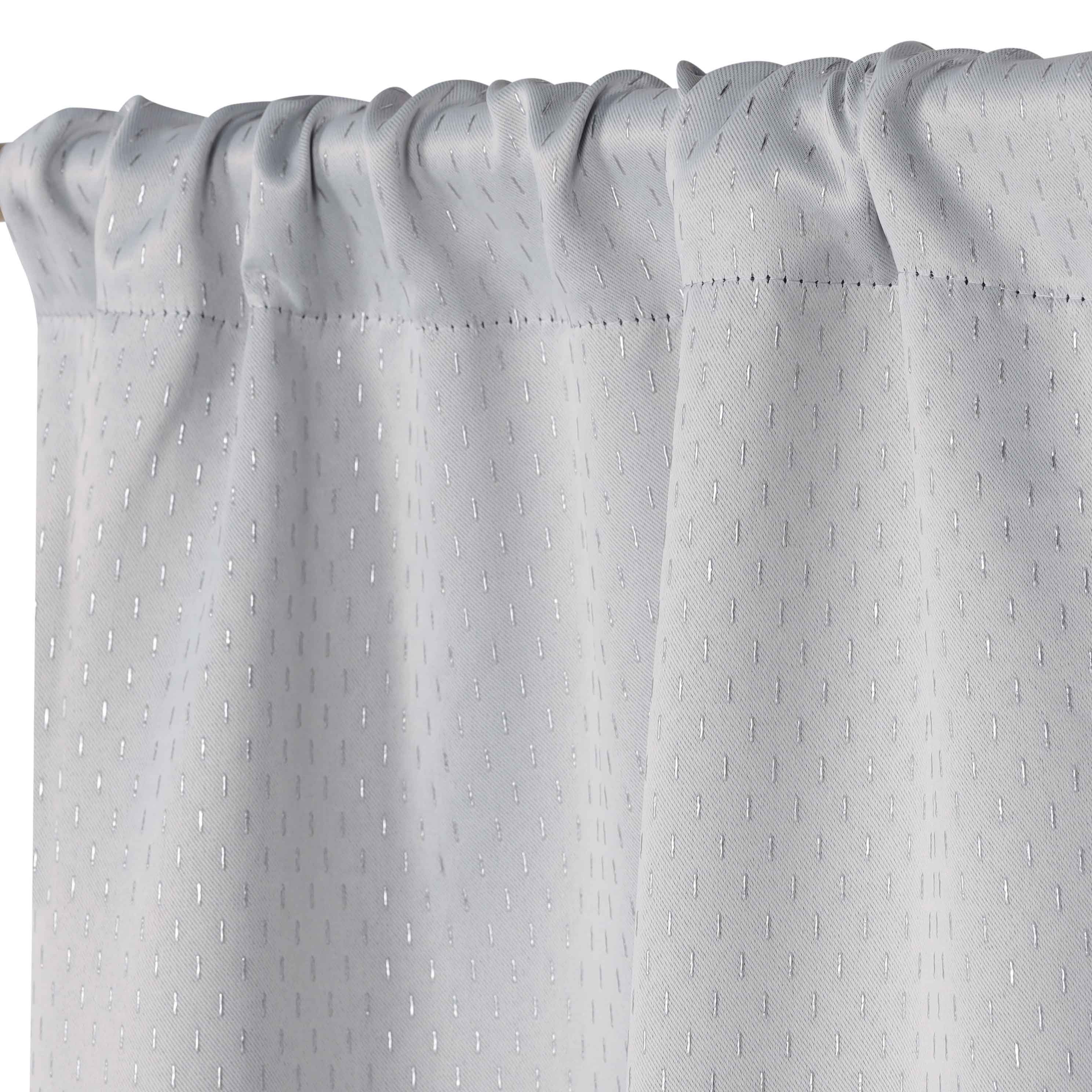 Modern Shimmer Washable Room Darkening Blackout Curtains, Set of 2 - Blackout Curtains by Superior Brand