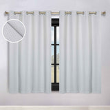 Modern Shimmer Washable Room Darkening Blackout Curtains, Set of 2 - Blackout Curtains by Superior Brand