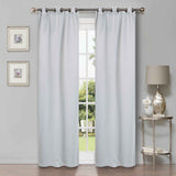 Modern Shimmer Washable Room Darkening Blackout Curtains, Set of 2 - Blackout Curtains by Superior Brand