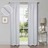 Modern Shimmer Washable Room Darkening Blackout Curtains, Set of 2 - Blackout Curtains by Superior Brand