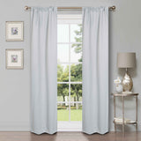 Modern Shimmer Washable Room Darkening Blackout Curtains, Set of 2 - Blackout Curtains by Superior Brand
