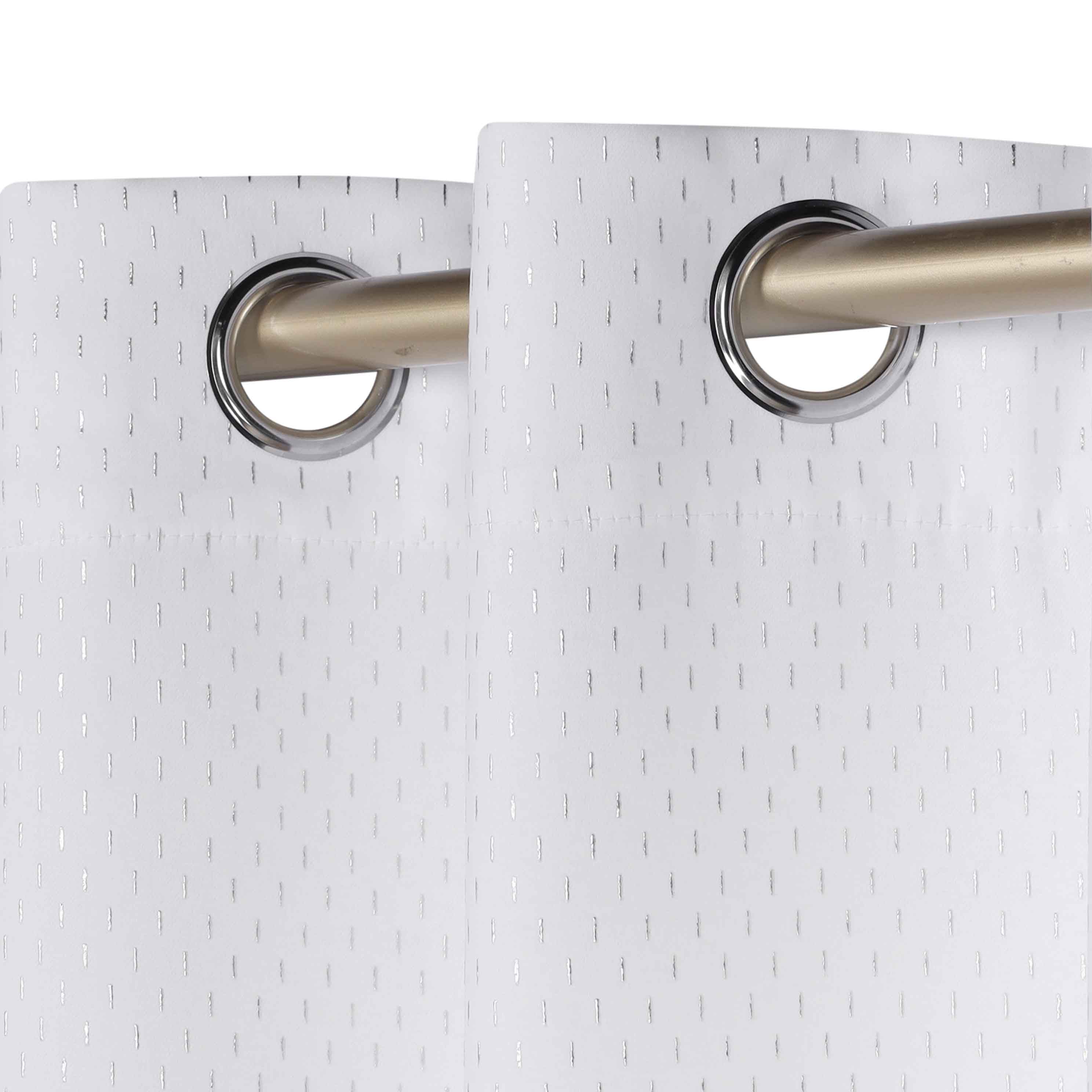 Modern Shimmer Washable Room Darkening Blackout Curtains, Set of 2 - Blackout Curtains by Superior Brand
