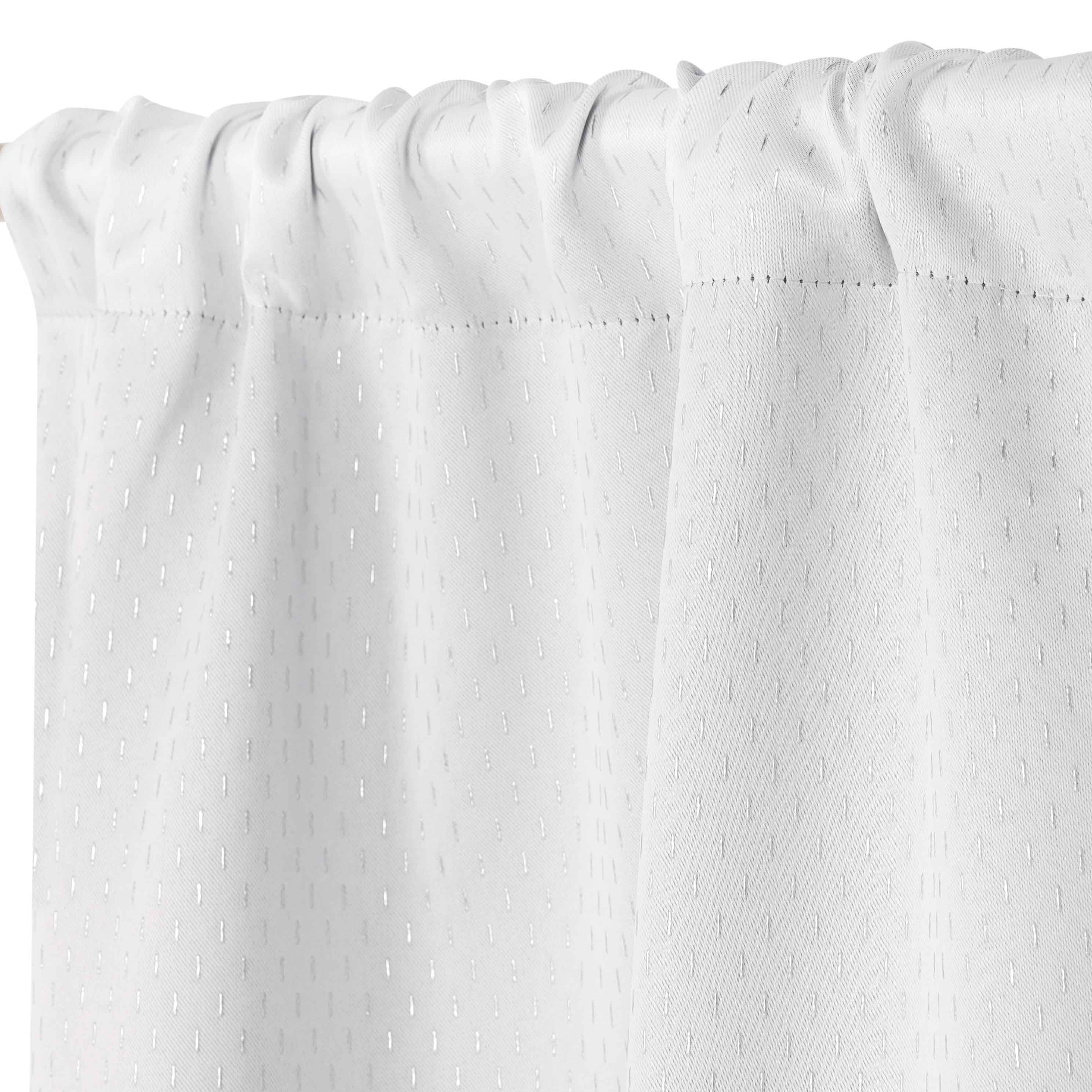 Modern Shimmer Washable Room Darkening Blackout Curtains, Set of 2 - Blackout Curtains by Superior Brand