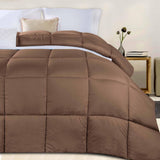 Monochrome Basketweave Plush Microfiber Down Alternative Comforter - Comforter by Superior Brand