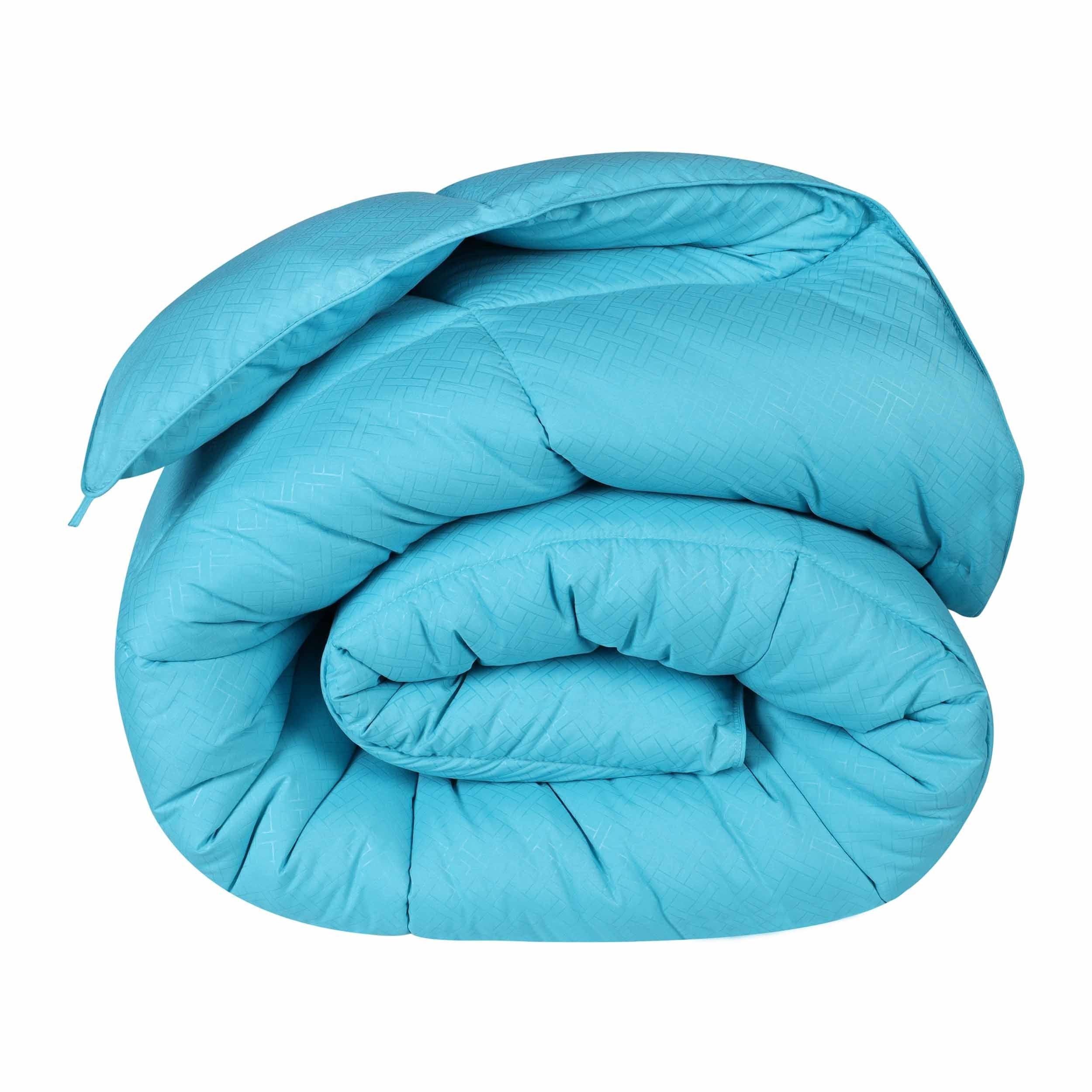 Monochrome Basketweave Plush Microfiber Down Alternative Comforter - Comforter by Superior Brand