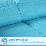 Monochrome Basketweave Plush Microfiber Down Alternative Comforter - Comforter by Superior Brand