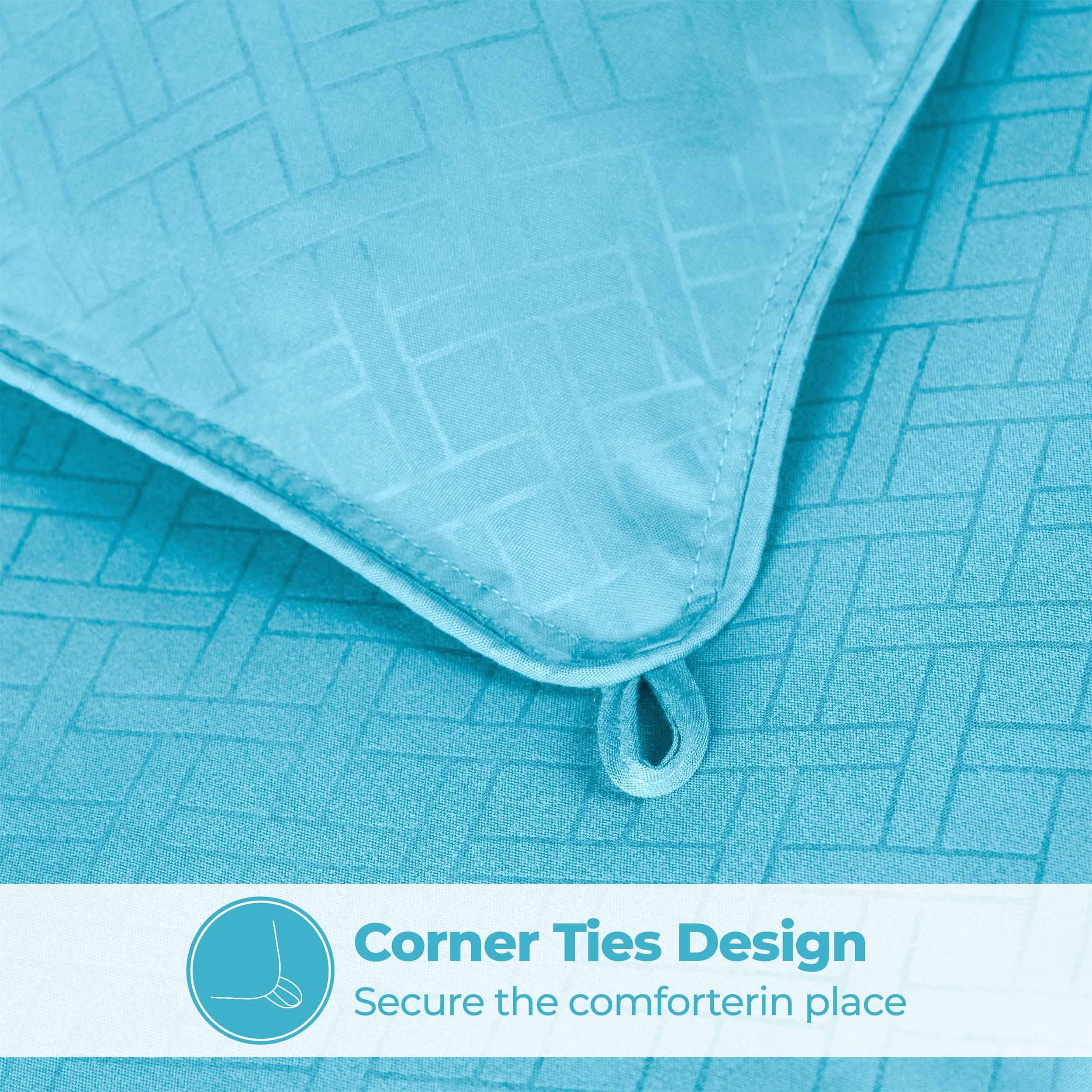 Monochrome Basketweave Plush Microfiber Down Alternative Comforter - Comforter by Superior Brand