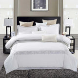 100% Cotton Moon Lawn Embroidered Duvet Cover Set - Duvet Cover Set by Superior Brand