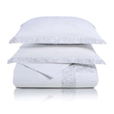 100% Cotton Moon Lawn Embroidered Duvet Cover Set - Duvet Cover Set by Superior Brand