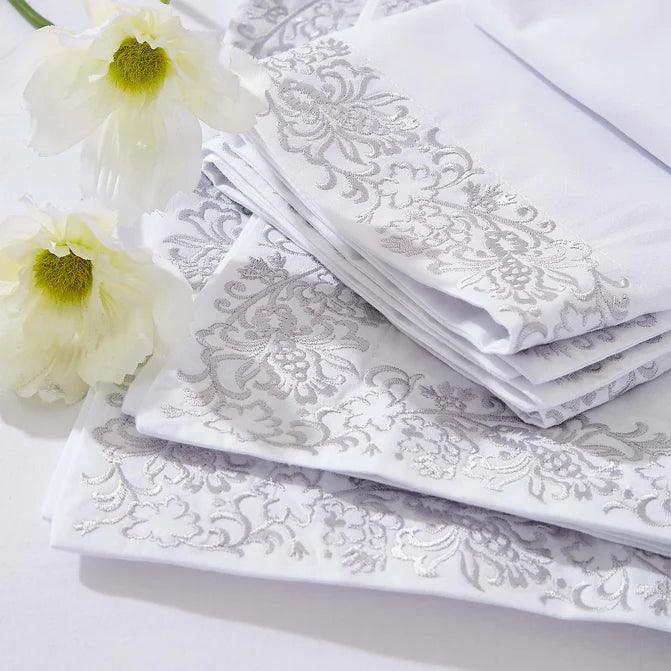 100% Cotton Moon Lawn Embroidered Duvet Cover Set - Duvet Cover Set by Superior Brand