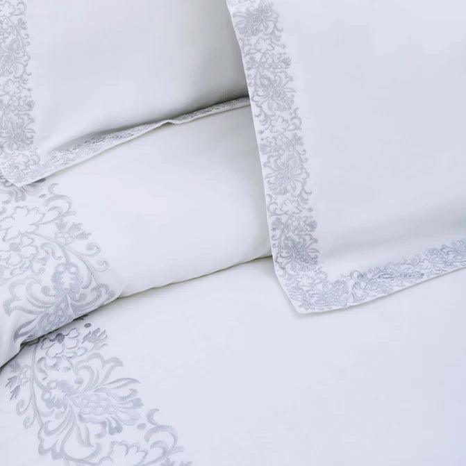 100% Cotton Moon Lawn Embroidered Duvet Cover Set - Duvet Cover Set by Superior Brand